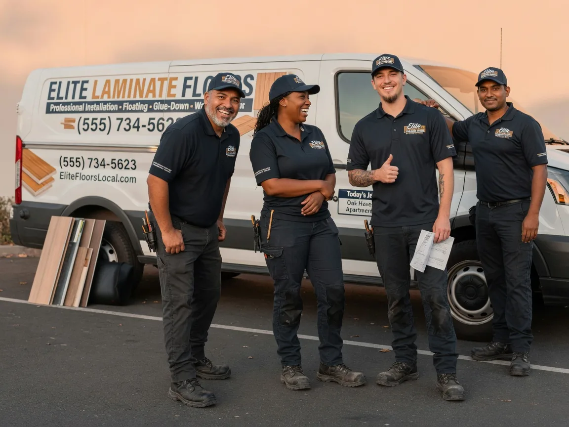 Laminate flooring installation company in Rose, OK